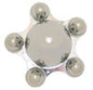 5 x 4-3/4" Chrome Spider Hubcaps (Hub Cover)