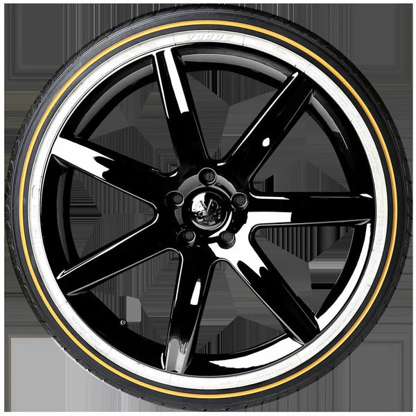 VOGUE TYRE 245 40 20 WHITE AND GOLD