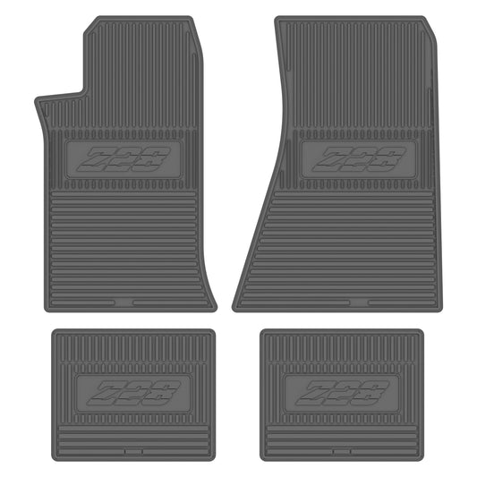 82-84 CHEVROLET CAMARO 'Z/28' FLOOR MATS - GRAY