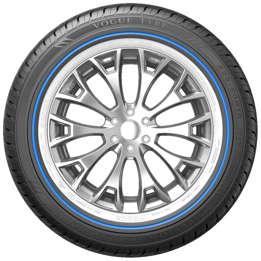 VOGUE TYRE 215 70 15 WHITE AND BLUE SET OF 4 TIRES