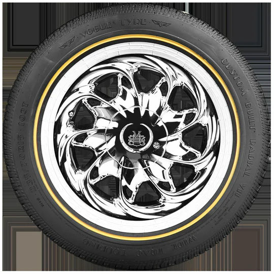 VOGUE TYRE 215 70 15 WHITE AND GOLD SET OF 4 TIRES