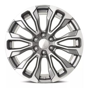 FR 203 – GMC DENALI 12 SPOKE REPLICA WHEEL – GRAY MACHINED FACE