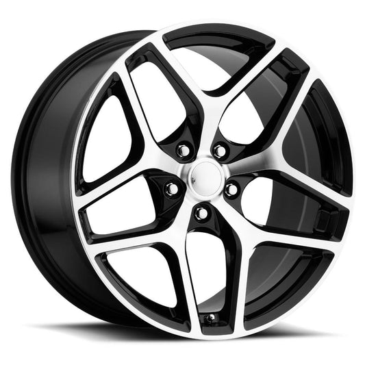 Z28 CAMARO REPLICA FLOW FORM WHEELS – GLOSS BLACK MACHINED FACE