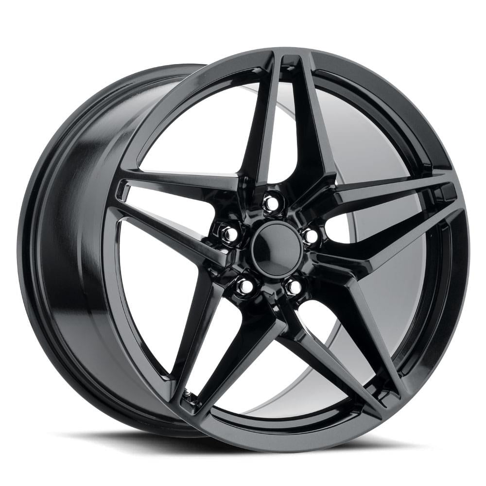 C7 ZR1 CORVETTE REPLICA WHEELS – CARBON BLACK