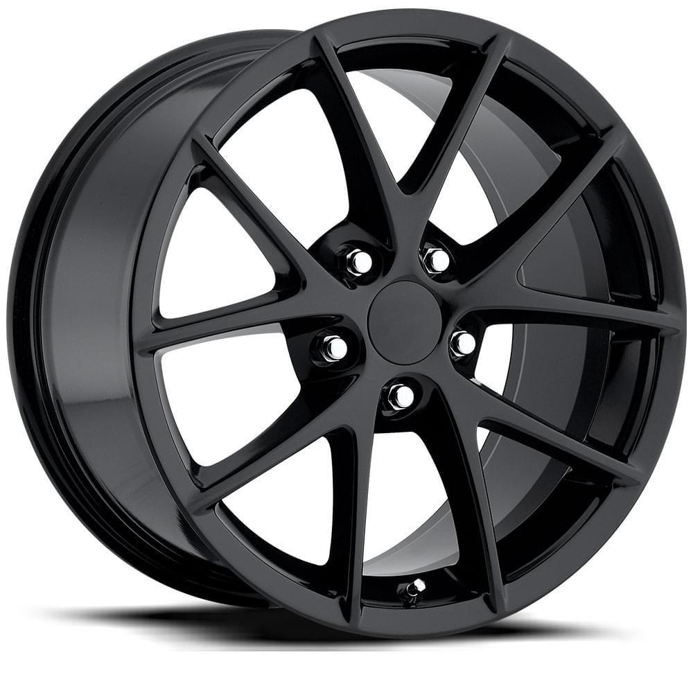 C6 Z06 CORVETTE SPYDER REPLICA WHEELS – GLOSS BLACK