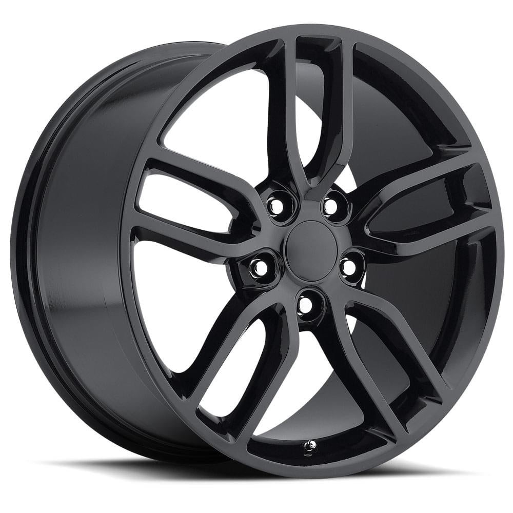 C7 Z51 CORVETTE REPLICA WHEELS – GLOSS BLACK