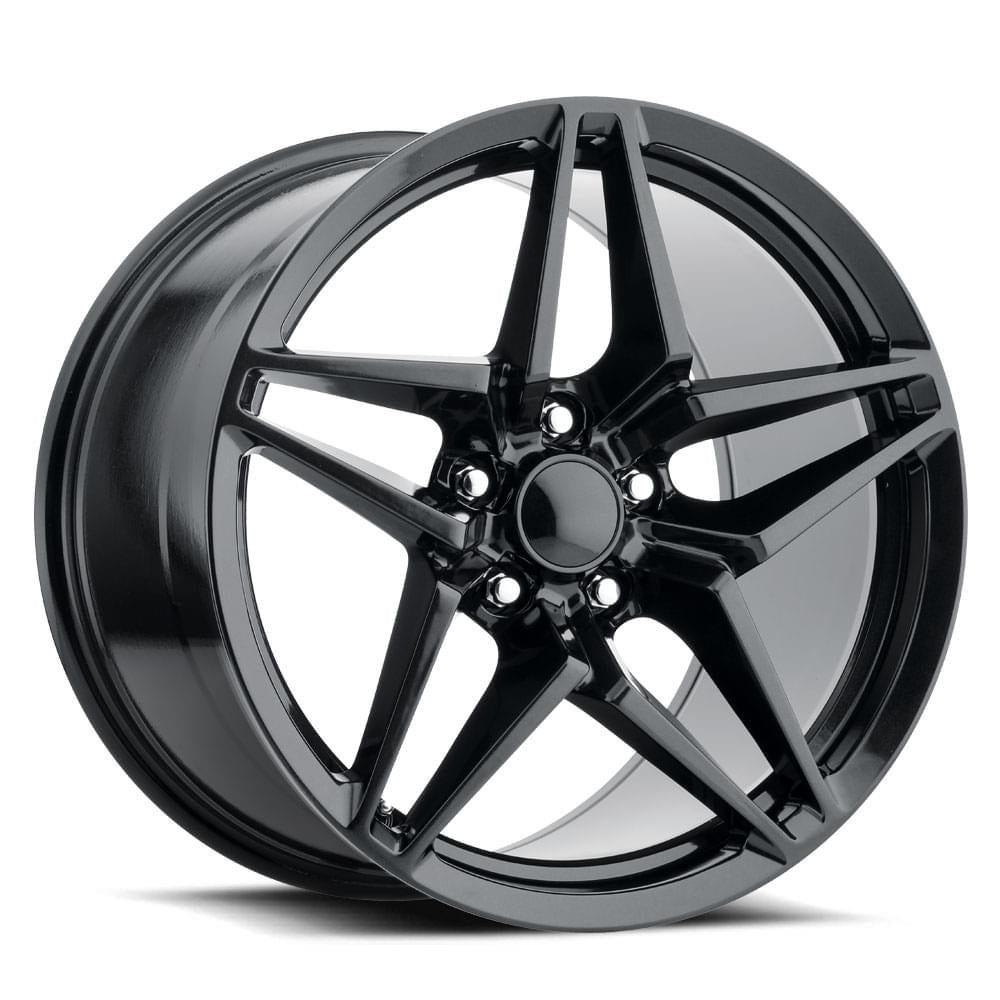 C7 ZR1 CORVETTE REPLICA WHEELS – SATIN BLACK